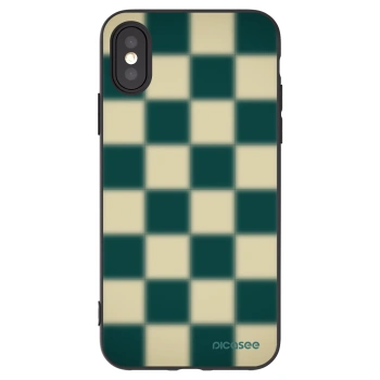 Picasee silikonový černý obal pro Apple iPhone X/XS - Shadow Chess