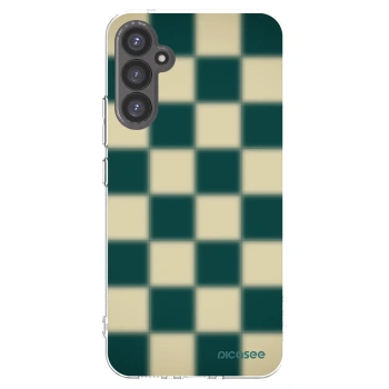 Picasee silikonový průhledný obal pro Samsung Galaxy A34 5G A346B - Shadow Chess