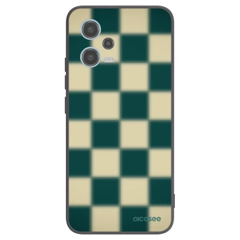 Picasee silikonový černý obal pro Xiaomi Redmi Note 12 5G - Shadow Chess