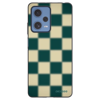 Picasee silikonový černý obal pro Xiaomi Redmi Note 12 Pro 5G - Shadow Chess