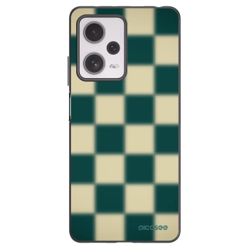 Picasee silikonový černý obal pro Xiaomi Redmi Note 12 Pro+ 5G - Shadow Chess