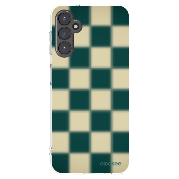 Picasee silikonový průhledný obal pro Samsung Galaxy A14 4G A145R - Shadow Chess