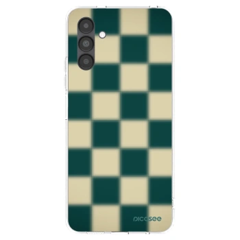 Picasee silikonový průhledný obal pro Samsung Galaxy A04s A047F - Shadow Chess