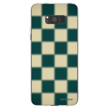 Picasee silikonový průhledný obal pro Samsung Galaxy S8 G950F - Shadow Chess