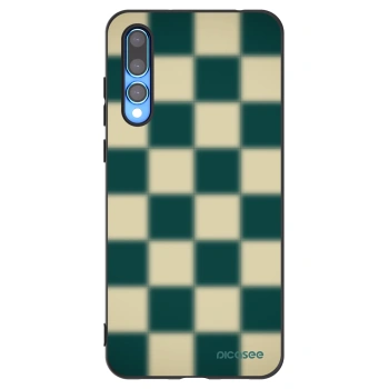 Picasee silikonový černý obal pro Huawei P20 Pro - Shadow Chess