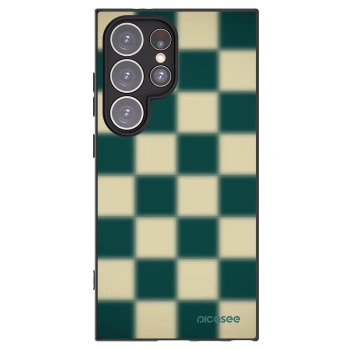 Picasee silikonový černý obal pro Samsung Galaxy S24 Ultra S928B 5G - Shadow Chess