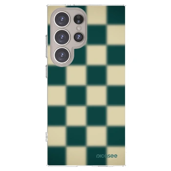 Picasee silikonový průhledný obal pro Samsung Galaxy S24 Ultra S928B 5G - Shadow Chess