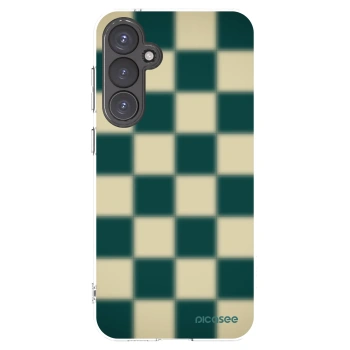 Picasee silikonový průhledný obal pro Samsung Galaxy S23 FE S711B - Shadow Chess