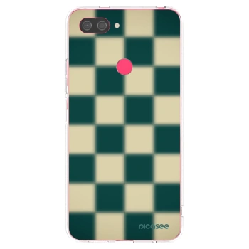 Picasee silikonový průhledný obal pro Xiaomi Mi 8 Lite - Shadow Chess