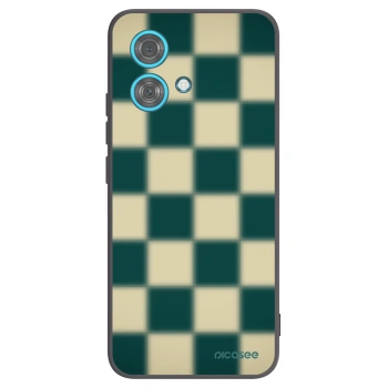 Picasee silikonový černý obal pro Motorola Edge 40 Neo - Shadow Chess