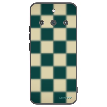 Picasee silikonový černý obal pro Realme 11 Pro+ - Shadow Chess