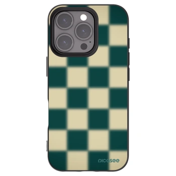 Picasee silikonový černý obal pro Apple iPhone 16 Pro - Shadow Chess