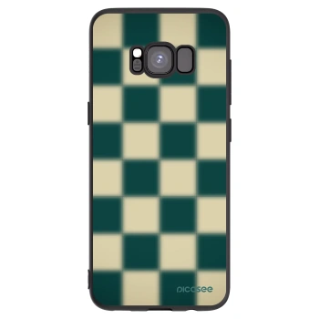 Picasee silikonový černý obal pro Samsung Galaxy S8 G950F - Shadow Chess