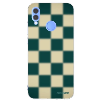 Picasee silikonový průhledný obal pro Huawei P Smart 2019 - Shadow Chess