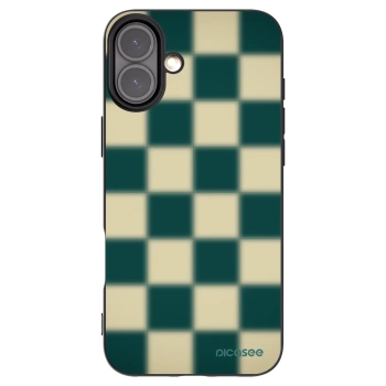Picasee silikonový černý obal pro Apple iPhone 16 Plus - Shadow Chess