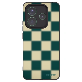 Picasee silikonový černý obal pro Xiaomi Redmi Note 14 5G - Shadow Chess