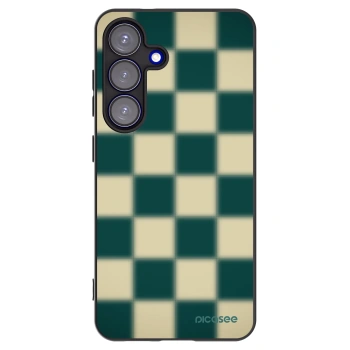 Picasee silikonový černý obal pro Samsung Galaxy S25 5G - Shadow Chess