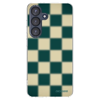 Picasee silikonový průhledný obal pro Samsung Galaxy S25 5G - Shadow Chess