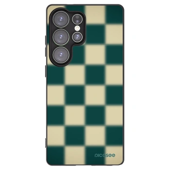 Picasee silikonový černý obal pro Samsung Galaxy S25 Ultra 5G - Shadow Chess