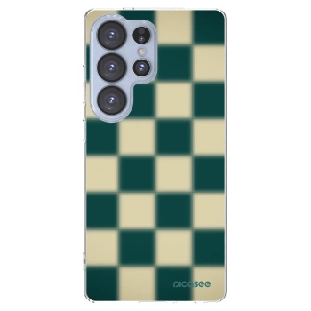 Picasee silikonový průhledný obal pro Samsung Galaxy S25 Ultra 5G - Shadow Chess