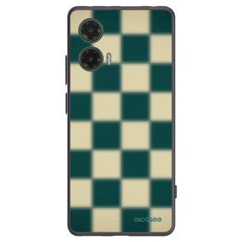 Picasee silikonový černý obal pro Motorola Moto G35 5G - Shadow Chess
