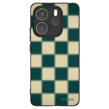 Picasee silikonový černý obal pro Xiaomi Redmi Note 14 4G - Shadow Chess