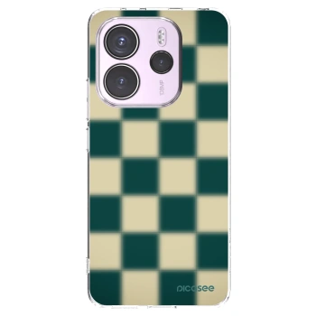 Picasee silikonový průhledný obal pro Xiaomi Redmi Note 14 4G - Shadow Chess