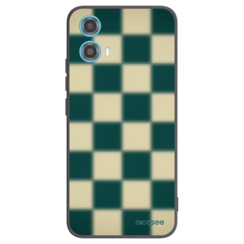 Picasee silikonový černý obal pro Motorola Moto G34 5G - Shadow Chess