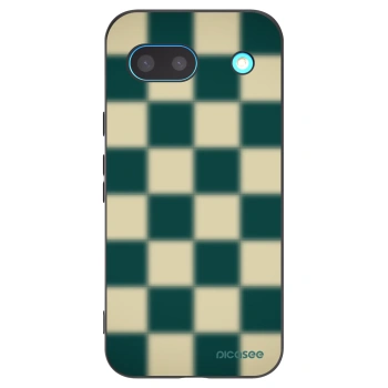 Picasee silikonový černý obal pro Google Pixel 8a - Shadow Chess