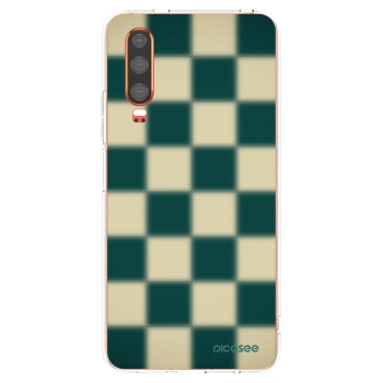 Picasee silikonový průhledný obal pro Huawei P30 - Shadow Chess