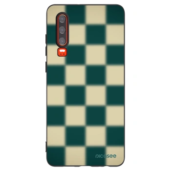 Picasee silikonový černý obal pro Huawei P30 - Shadow Chess