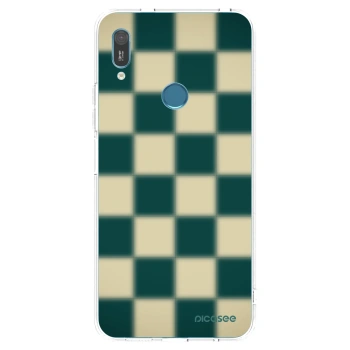 Picasee silikonový průhledný obal pro Huawei Y6 2019 - Shadow Chess