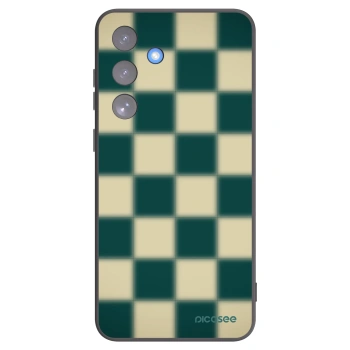 Picasee silikonový černý obal pro Samsung Galaxy S25 FE 5G - Shadow Chess