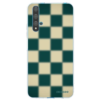 Picasee silikonový průhledný obal pro Huawei Nova 5T - Shadow Chess