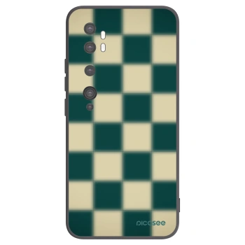 Picasee silikonový černý obal pro Xiaomi Mi Note 10 (Pro) - Shadow Chess