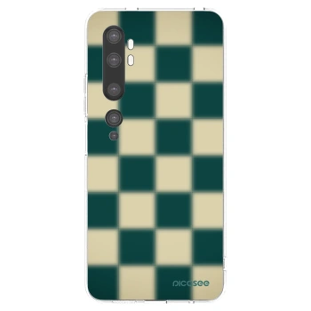 Picasee silikonový průhledný obal pro Xiaomi Mi Note 10 (Pro) - Shadow Chess