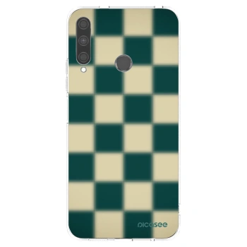 Picasee silikonový průhledný obal pro Huawei P40 Lite E - Shadow Chess