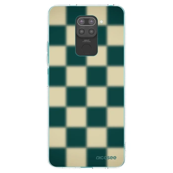 Picasee silikonový černý obal pro Xiaomi Redmi Note 9 - Shadow Chess
