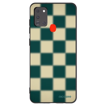 Picasee silikonový černý obal pro Samsung Galaxy A21s - Shadow Chess