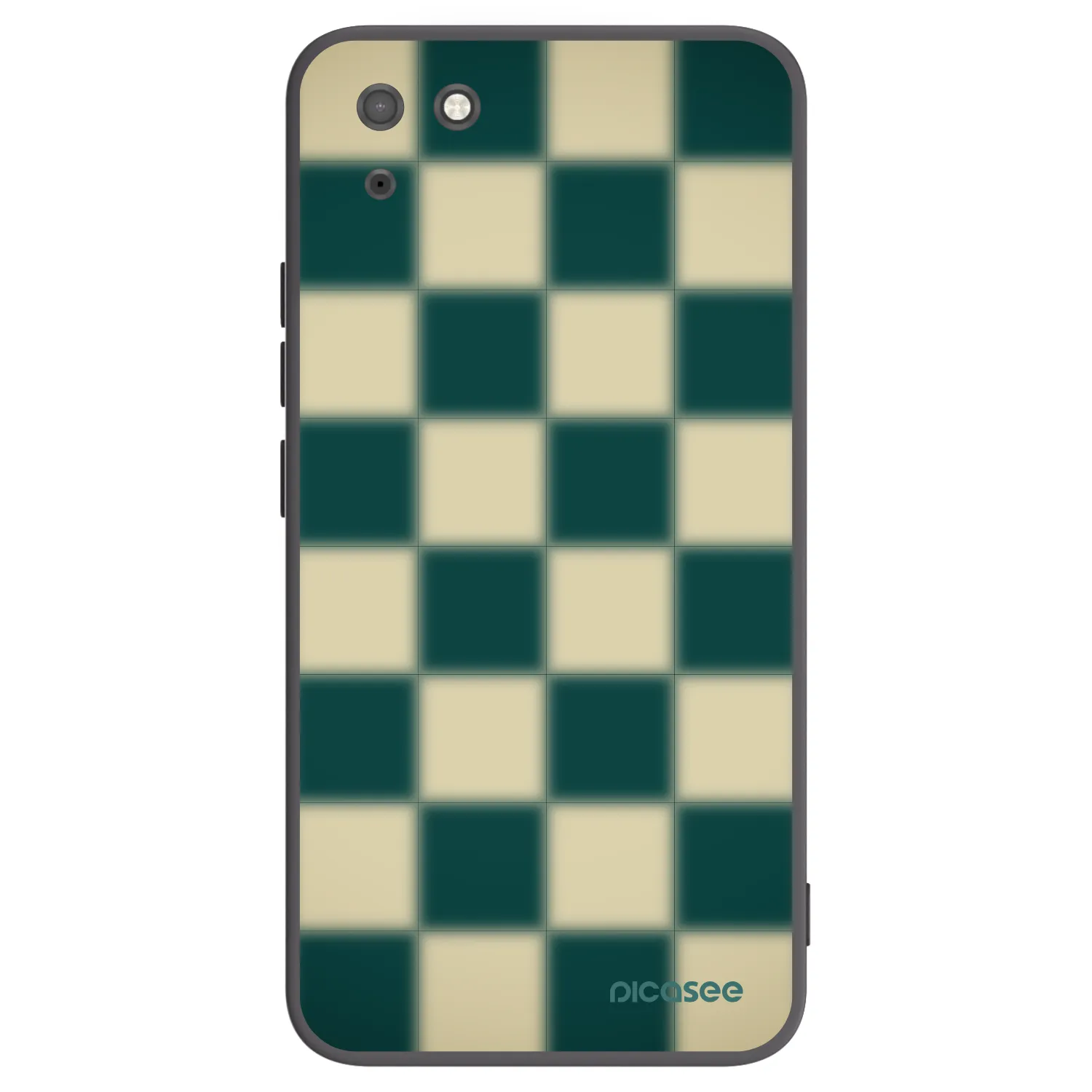 Picasee silikonový černý obal pro Huawei Y5P - Shadow Chess