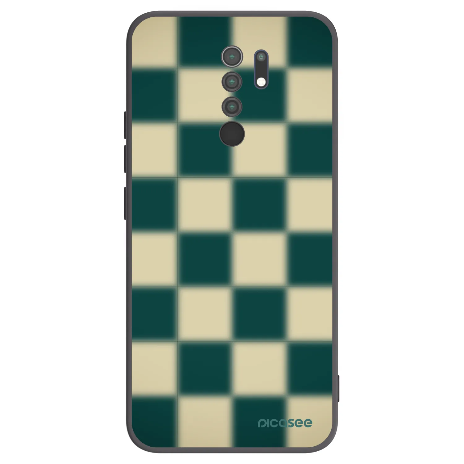 Picasee silikonový černý obal pro Xiaomi Redmi 9 - Shadow Chess