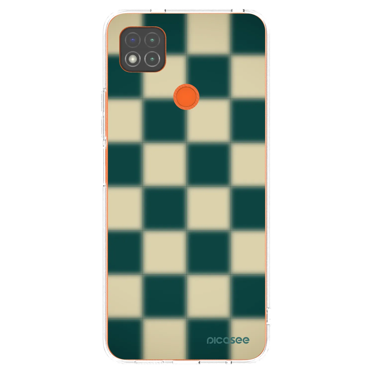 Picasee silikonový průhledný obal pro Xiaomi Redmi 9C - Shadow Chess