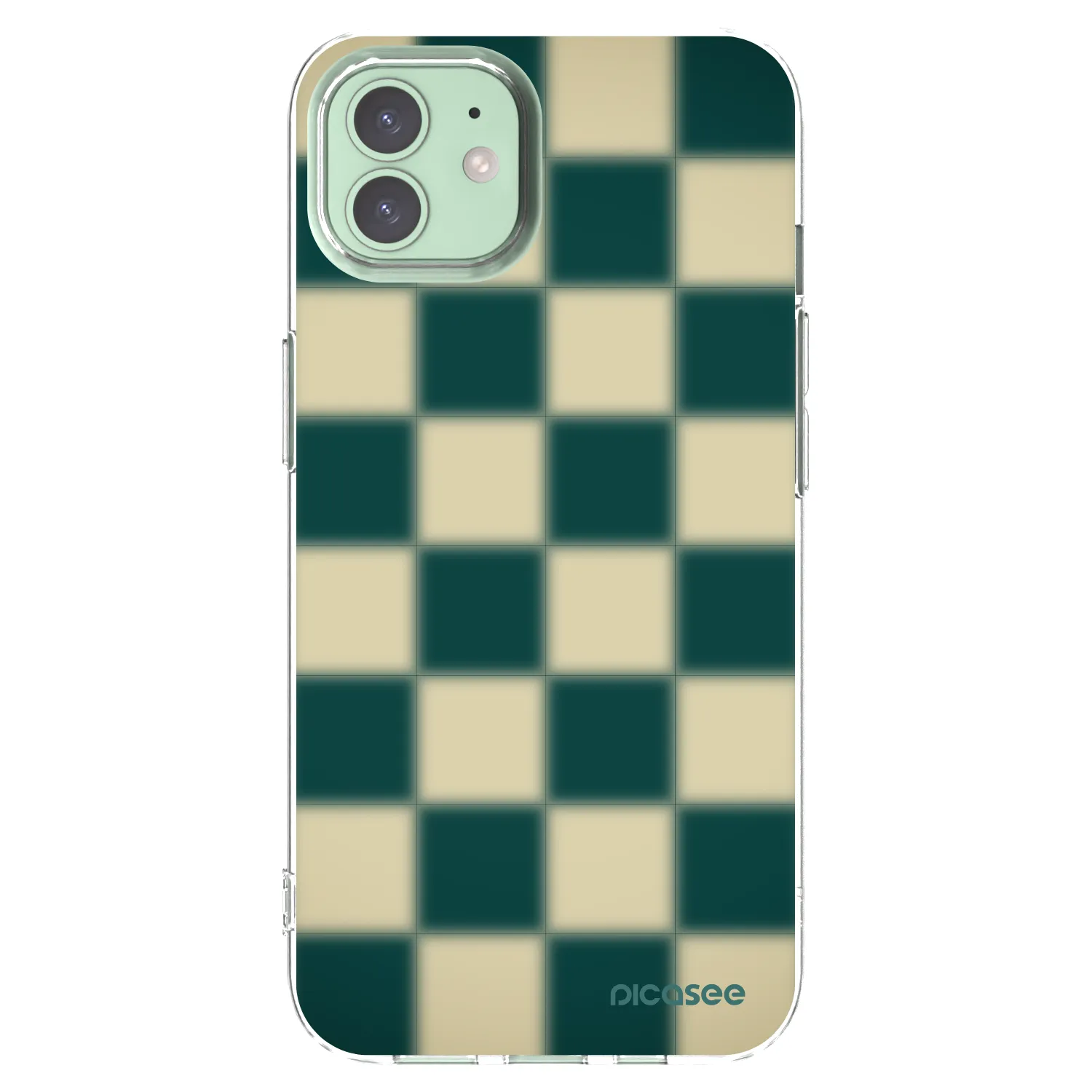 Picasee silikonový průhledný obal pro Apple iPhone 12 - Shadow Chess