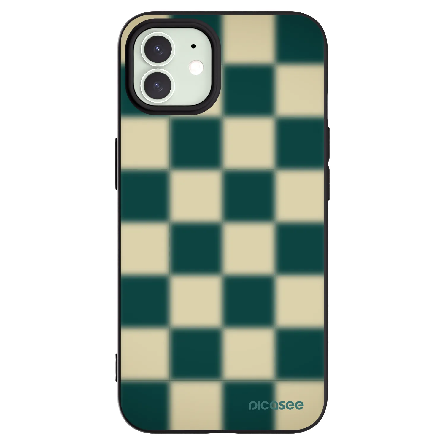 Picasee silikonový černý obal pro Apple iPhone 12 Pro - Shadow Chess