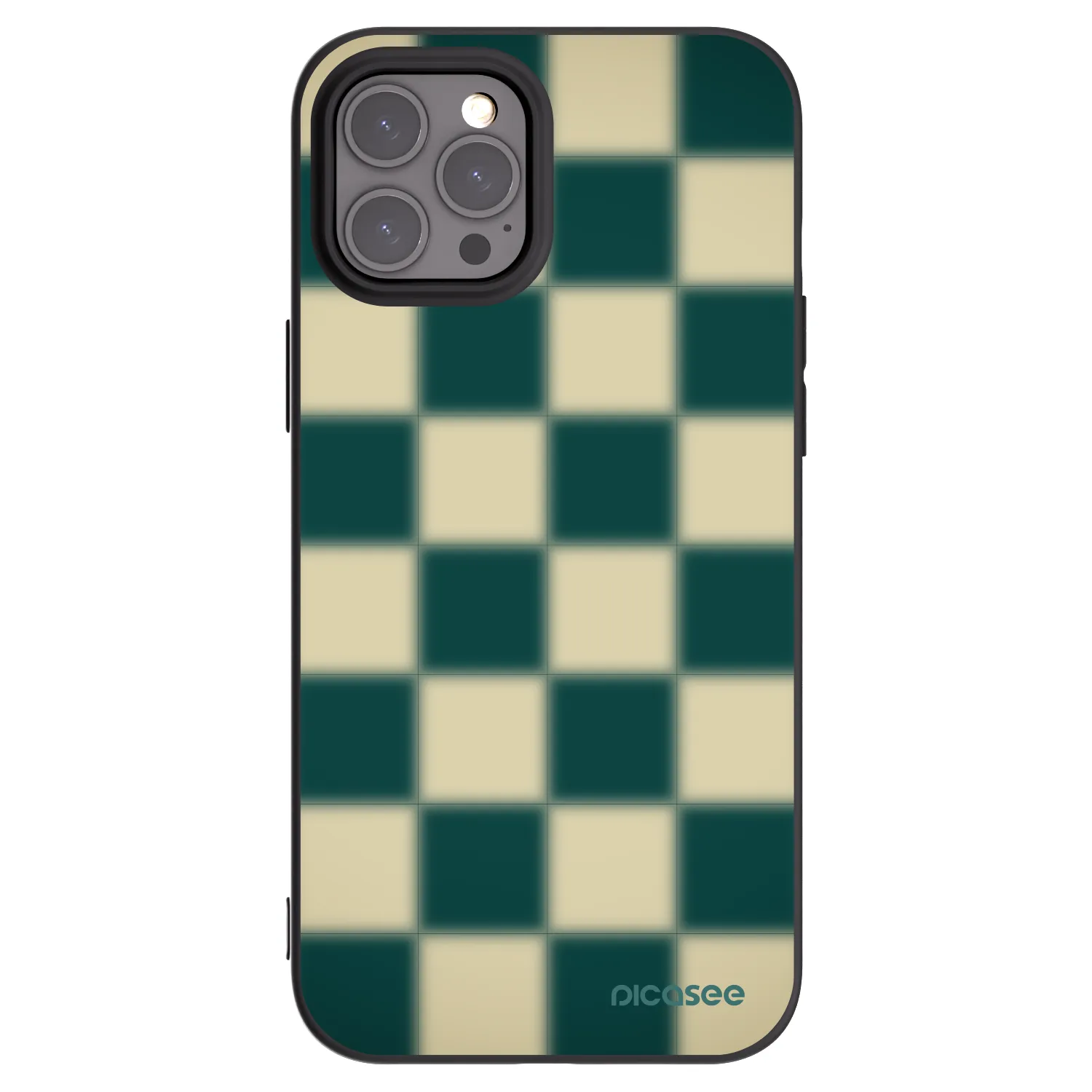 Picasee silikonový černý obal pro Apple iPhone 12 Pro Max - Shadow Chess