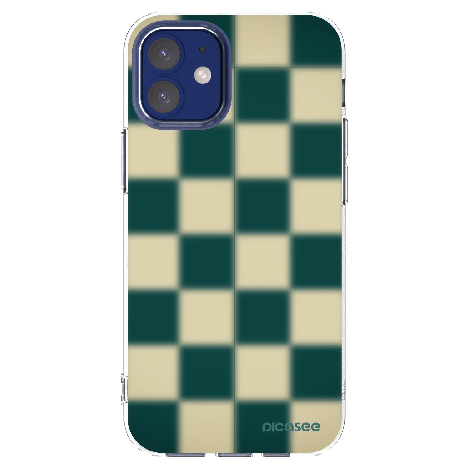 Picasee silikonový průhledný obal pro Apple iPhone 12 mini - Shadow Chess