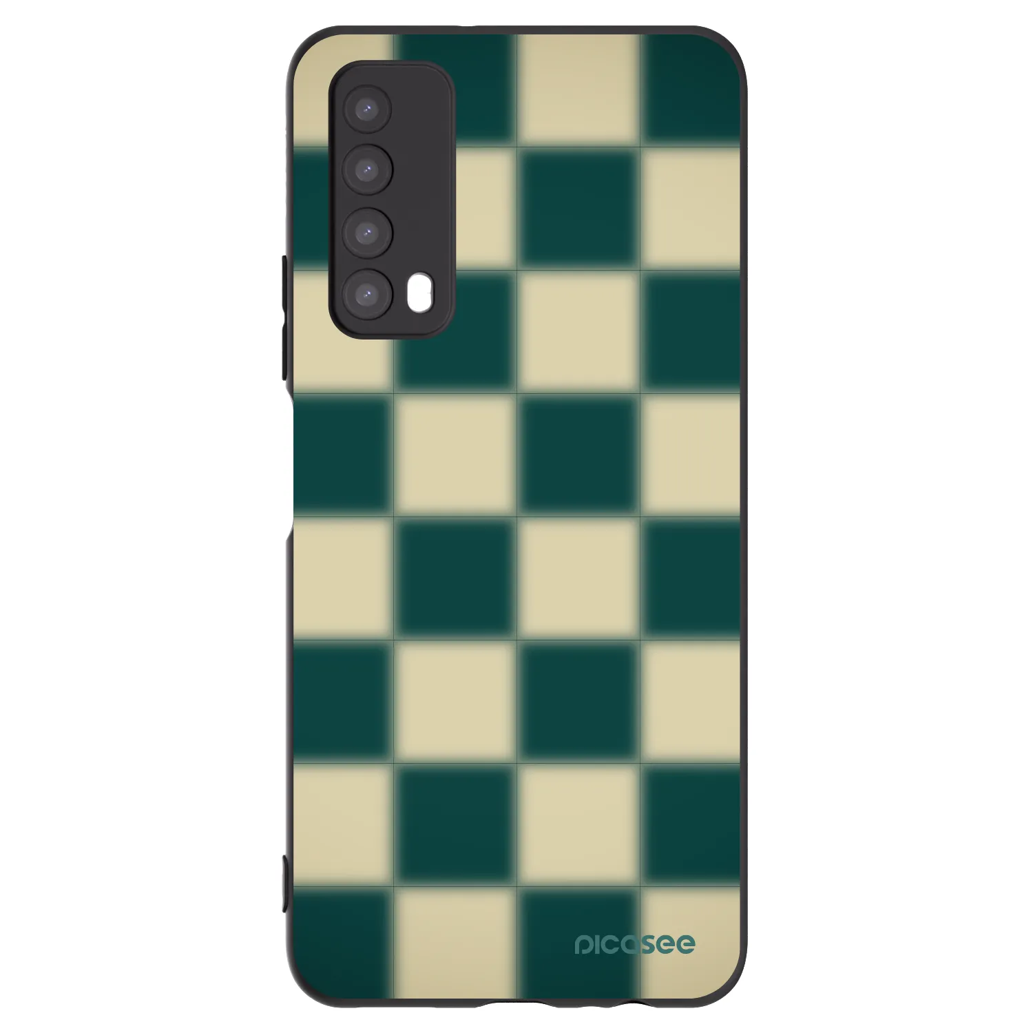 Picasee silikonový černý obal pro Huawei P Smart 2021 - Shadow Chess