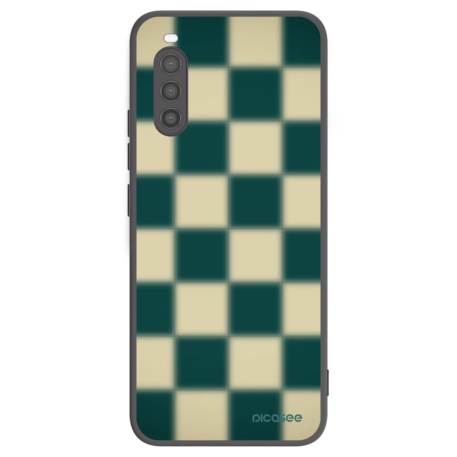 Picasee silikonový černý obal pro Sony Xperia 10 II - Shadow Chess