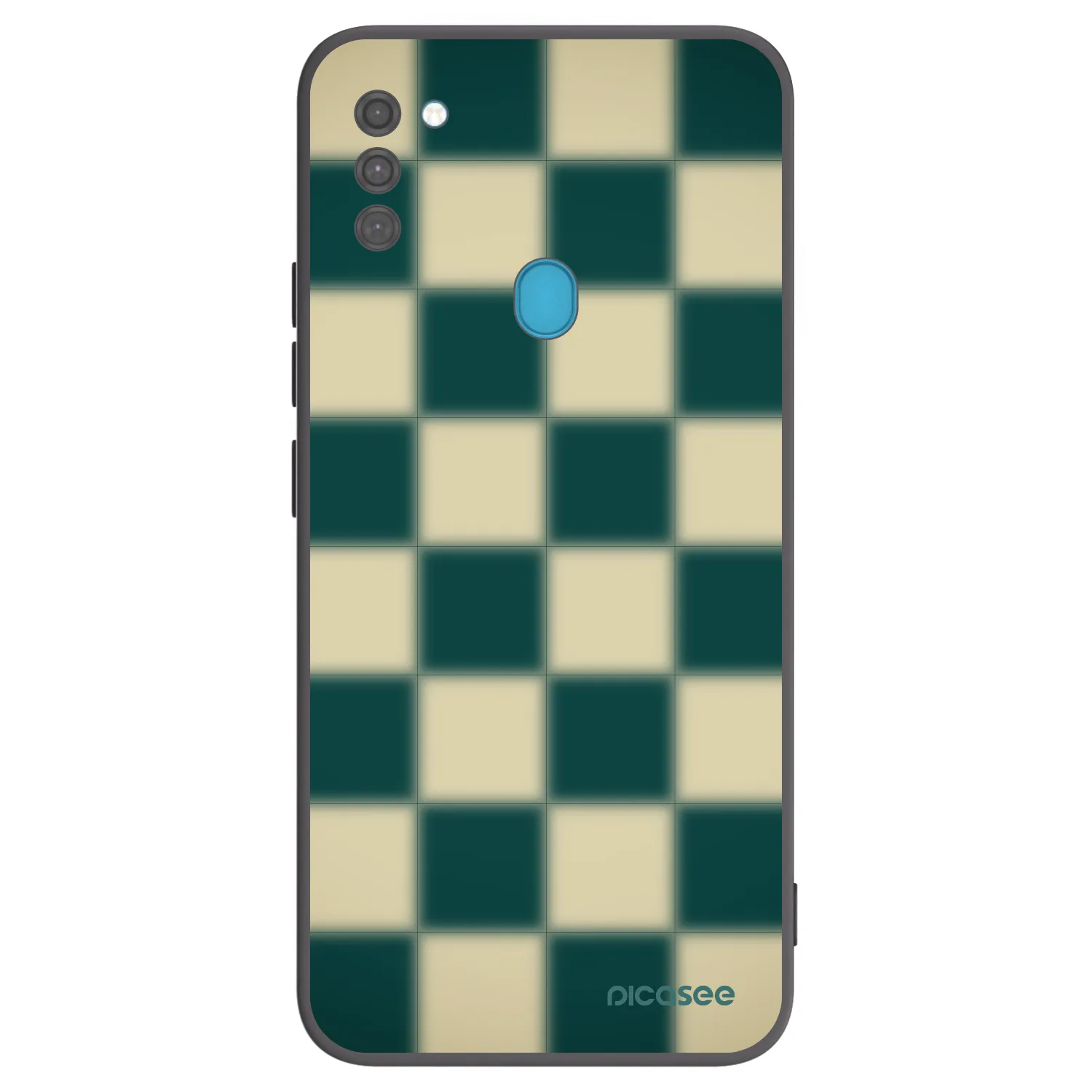 Picasee silikonový černý obal pro Samsung Galaxy M11 - Shadow Chess