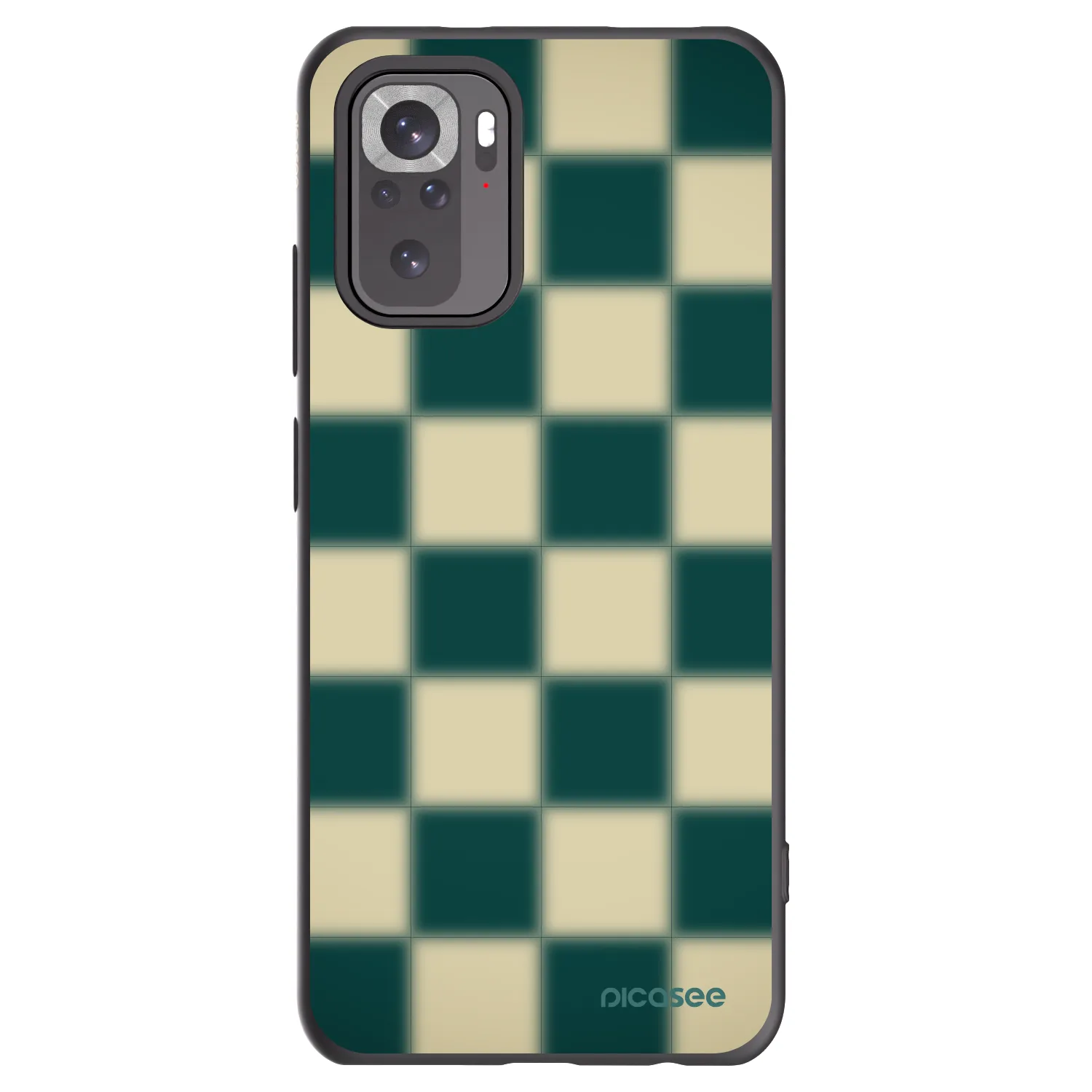 Picasee silikonový černý obal pro Xiaomi Redmi Note 10 - Shadow Chess